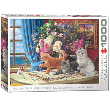 Eurographics Eurographics Artist Label Image World: Puzzling Cats Puzzle 1000pcs