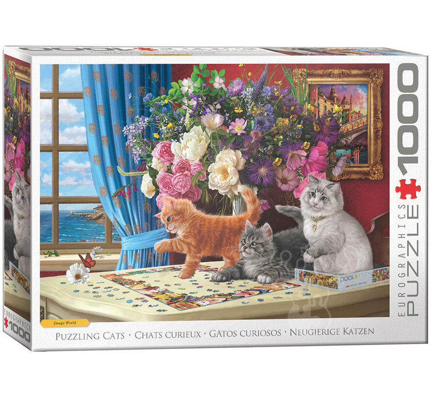 Eurographics Artist Label Image World: Puzzling Cats Puzzle 1000pcs