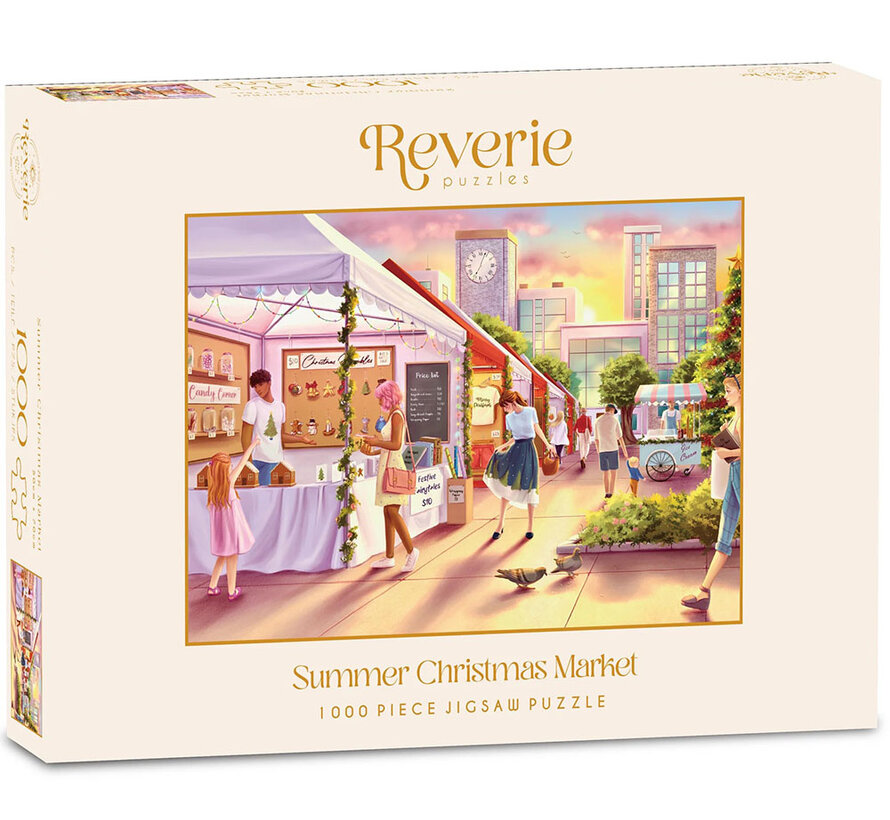 Reverie Summer Christmas Market Puzzle 1000pcs