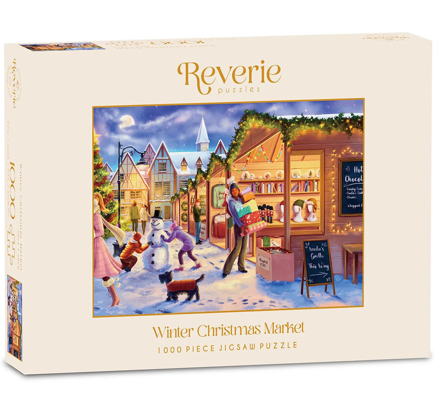 Reverie Winter Christmas Market Puzzle 1000pcs CANADA ONLY