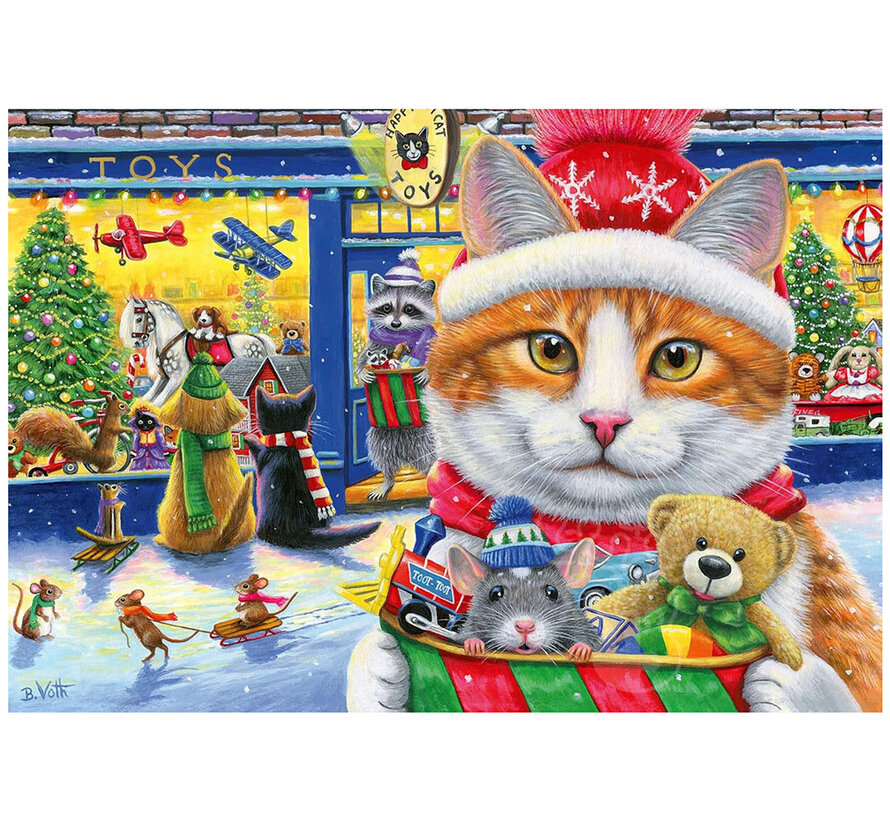 Ravensburger Christmas Kitties Puzzle 2 x 24pcs