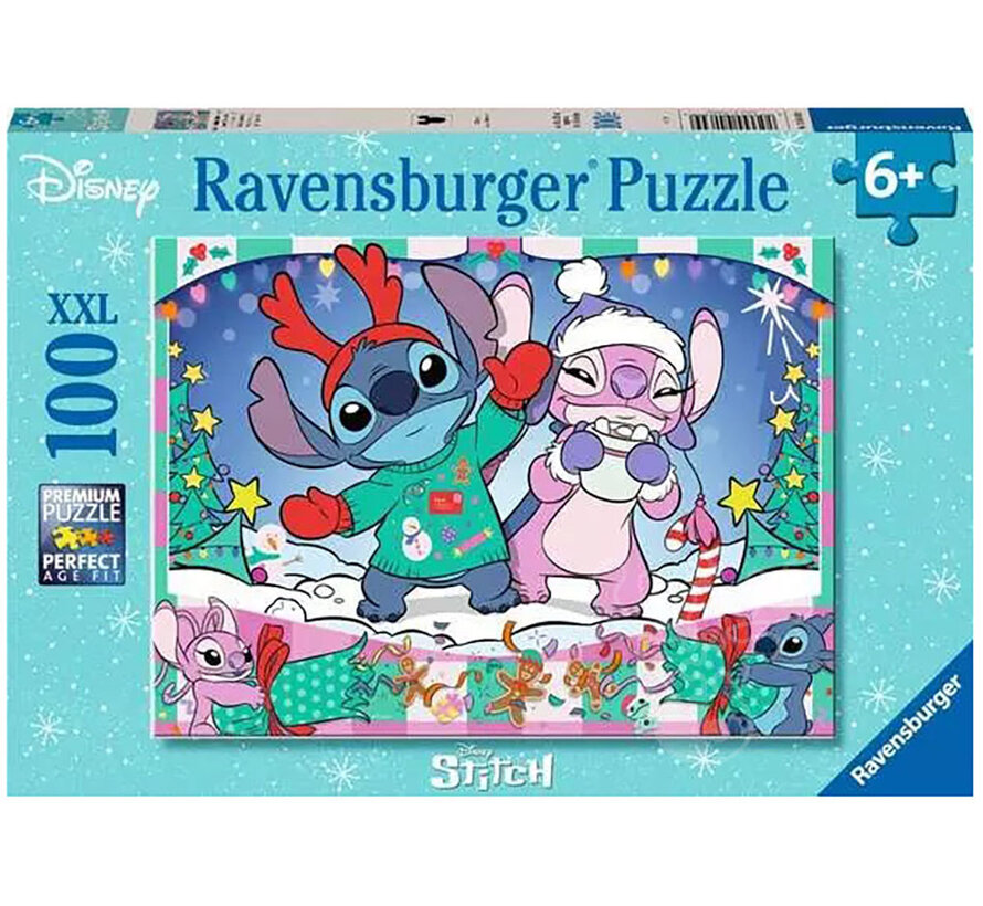 Ravensburger Disney Stitch Christmas Puzzle 100pcs XXL