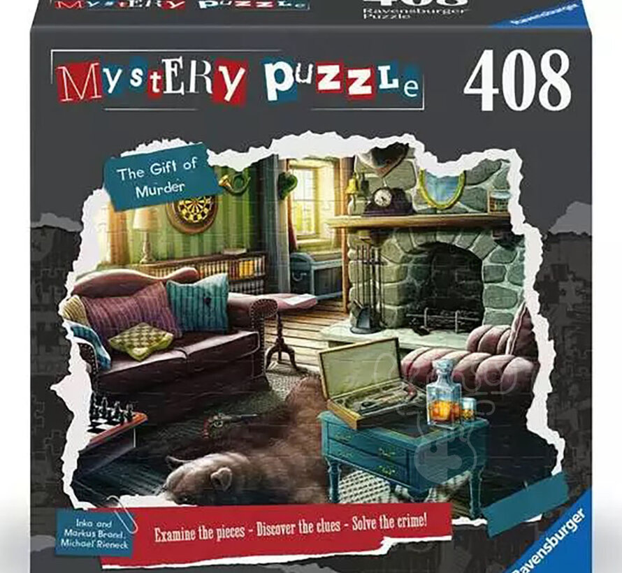 Ravensburger Mystery Puzzle: The Gift of Murder Puzzle 408pcs