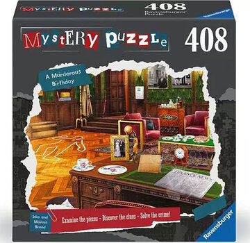 Ravensburger Ravensburger Mystery Puzzle: A Murderous Birthday Puzzle 408pcs