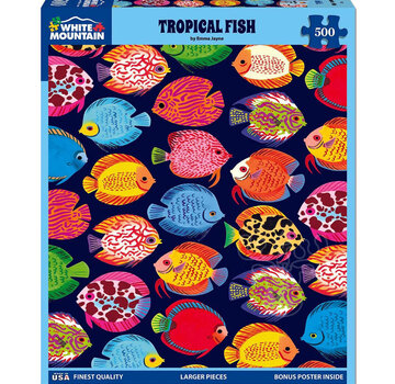 White Mountain White Mountain Tropical Fish Puzzle 500pcs