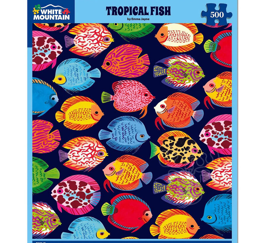 White Mountain Tropical Fish Puzzle 500pcs