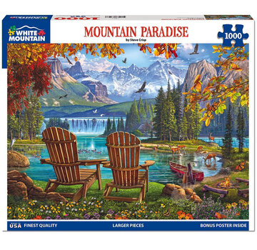 White Mountain White Mountain Mountain Paradise Puzzle 1000pcs