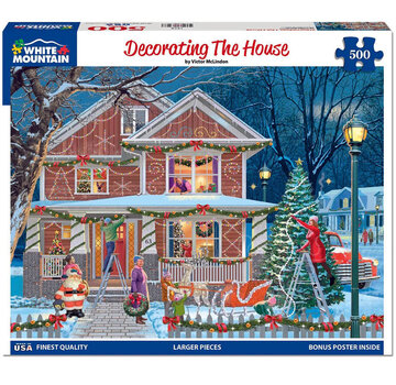 White Mountain White Mountain Decorating The House Puzzle 500pcs