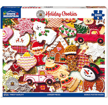 White Mountain White Mountain Holiday Cookies-King Arthur Flour Puzzle 1000pcs