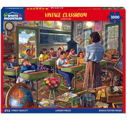 White Mountain White Mountain Vintage Classroom Puzzle 1000pcs