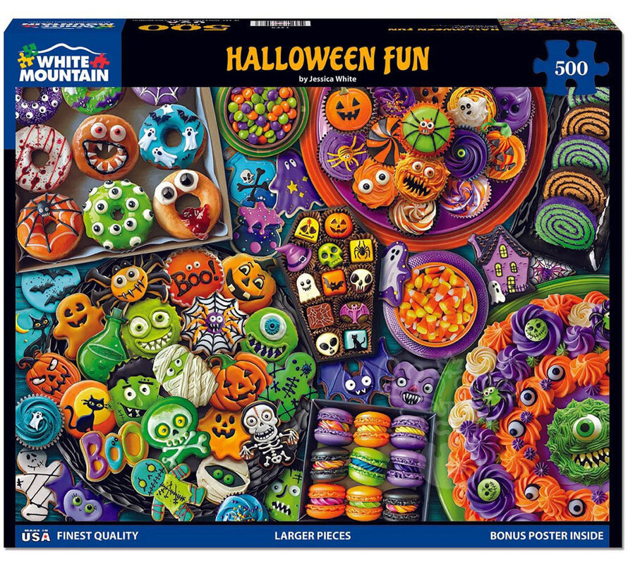 White Mountain Halloween Fun Puzzle 500pcs