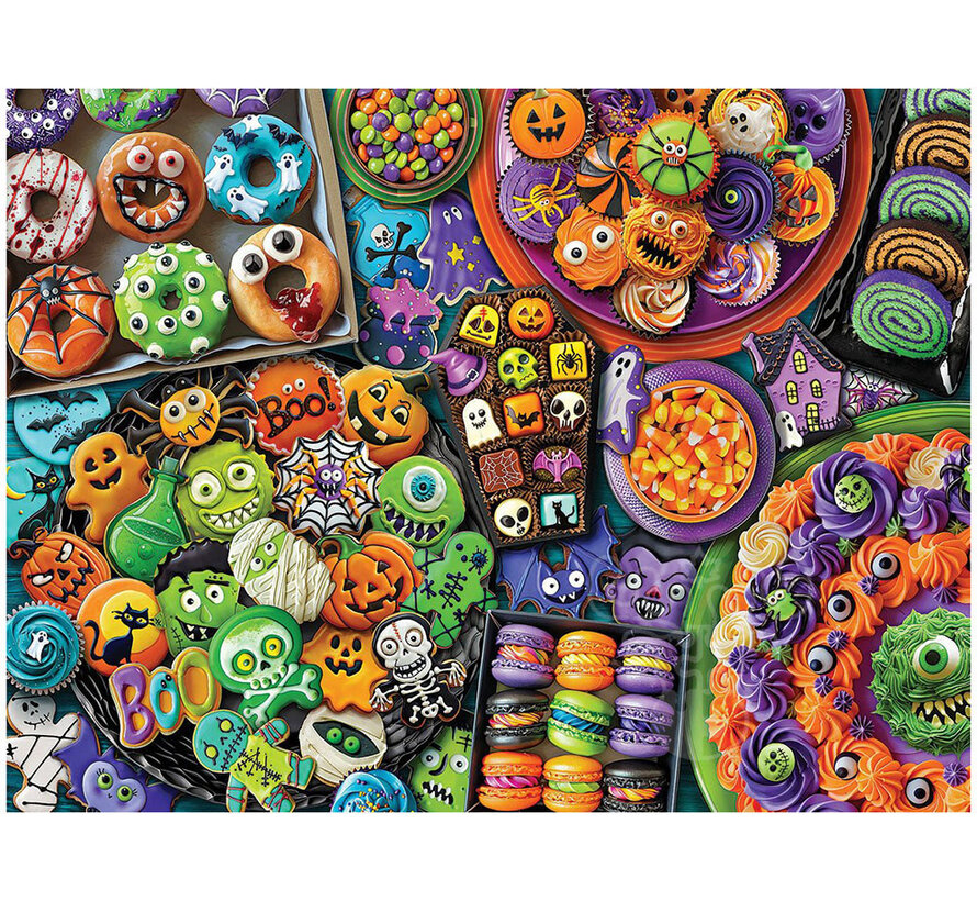 White Mountain Halloween Fun Puzzle 500pcs