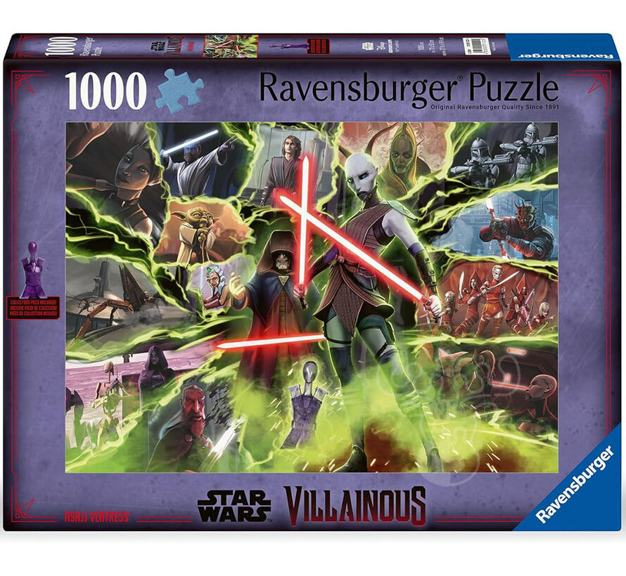 Ravensburger Star Wars Villainous: Asajj Ventress Puzzle 1000pcs