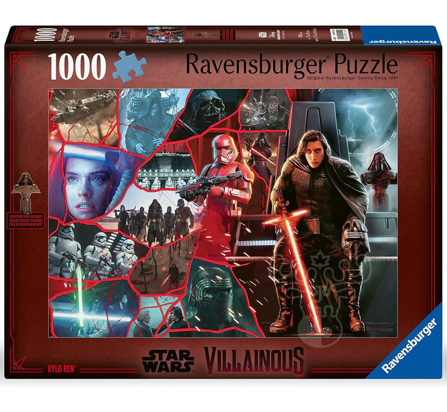 Ravensburger Star Wars Villainous: Kylo Ren Puzzle 1000pcs