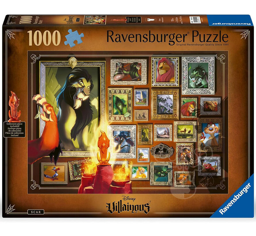 Ravensburger Disney Villainous: Scar Puzzle 1000pcs