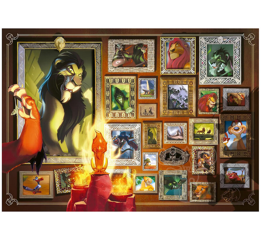 Ravensburger Disney Villainous: Scar Puzzle 1000pcs