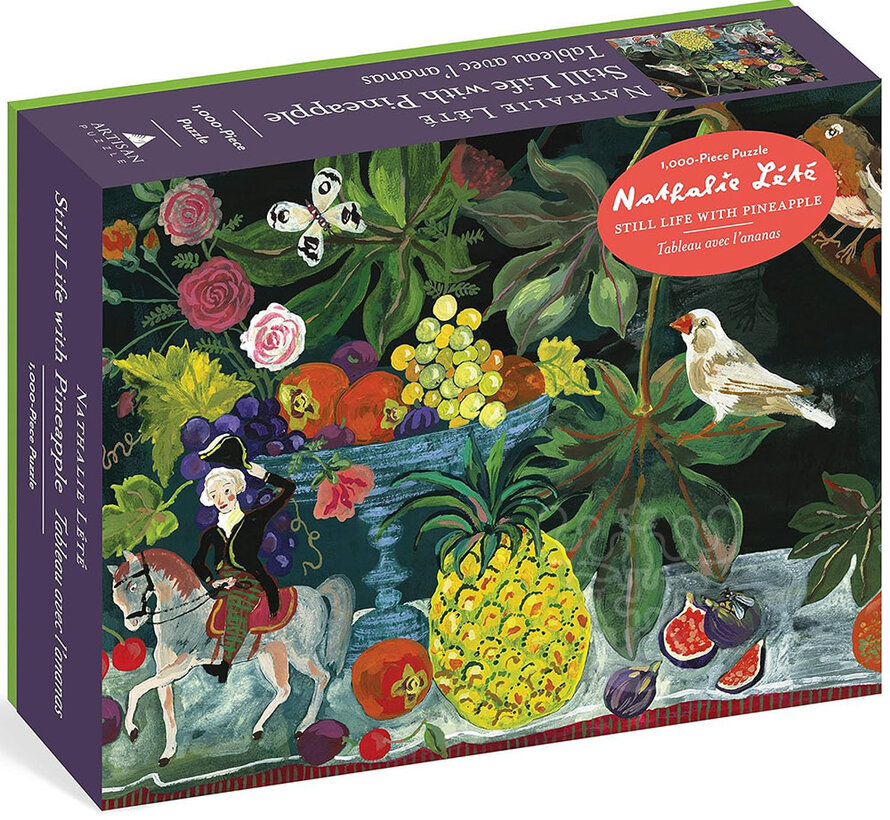 FINAL SALE Artisan Nathalie Lété: Still Life With Pineapple Puzzle 1000pcs