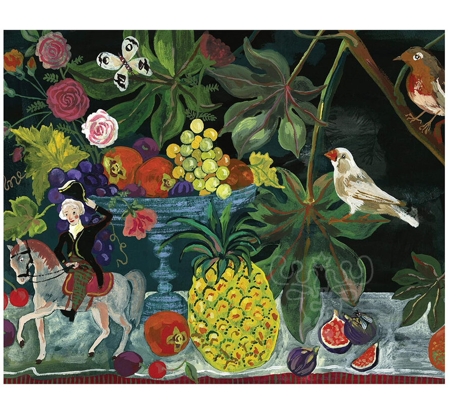 FINAL SALE Artisan Nathalie Lété: Still Life With Pineapple Puzzle 1000pcs