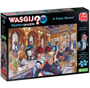 Jumbo Jumbo Wasgij Mystery 27 A Close Shave! Puzzle 1000pcs - ORIGINAL BOX SIZE