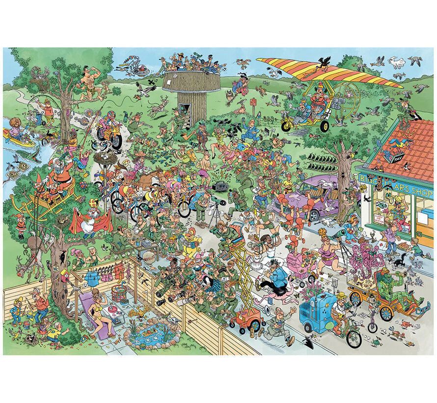 Jumbo Jan van Haasteren - Big Garden Birdwatch Puzzle 1000pcs - ORIGINAL BOX SIZE