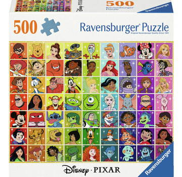 Ravensburger Ravensburger Disney: Disney & Pixar Color Palette Puzzle 500pcs