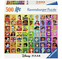Ravensburger Disney: Disney & Pixar Color Palette Puzzle 500pcs