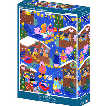 Pieces & Peace Pieces & Peace Christmas Market Puzzle 500pcs
