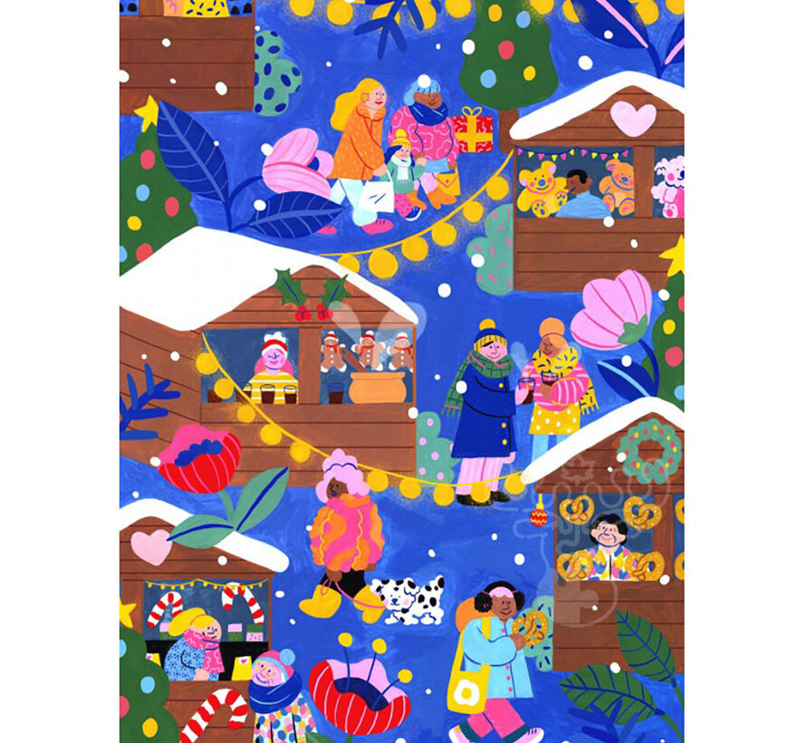 Pieces & Peace Christmas Market Puzzle 500pcs