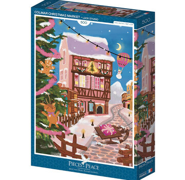 Pieces & Peace Pieces & Peace Colmar Christmas Market Puzzle 500pcs