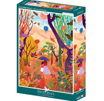 Pieces & Peace Pieces & Peace Autumn Walk Puzzle 1000pcs