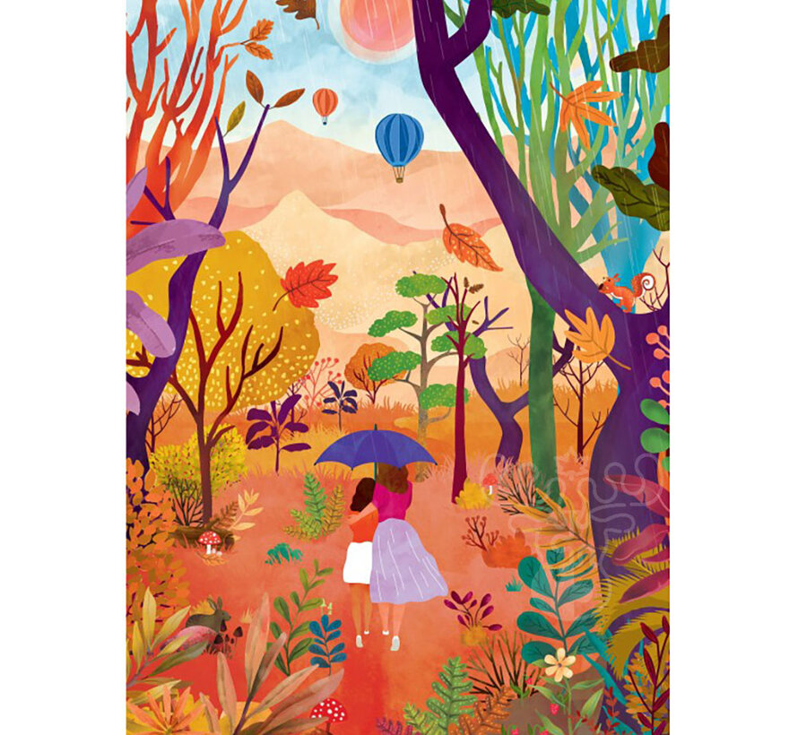 Pieces & Peace Autumn Walk Puzzle 1000pcs