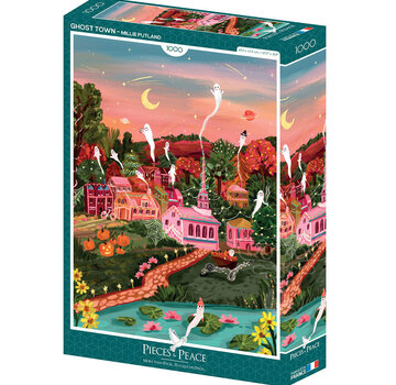 Pieces & Peace Pieces & Peace Halloween Town Puzzle 1000pcs
