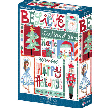 Pieces & Peace Pieces & Peace Christmas Collage Puzzle 500pcs