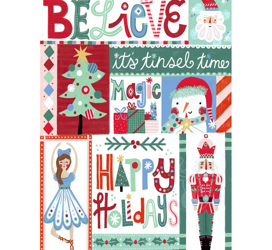 Pieces & Peace Christmas Collage Puzzle 500pcs