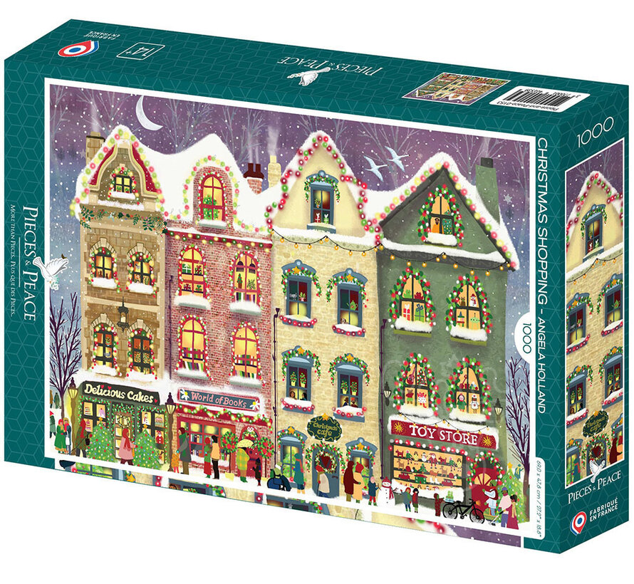 Pieces & Peace Christmas Shopping Puzzle 1000pcs