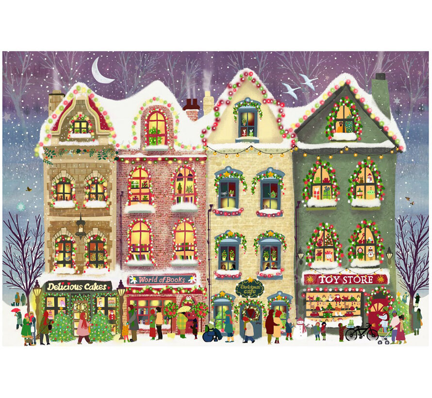Pieces & Peace Christmas Shopping Puzzle 1000pcs