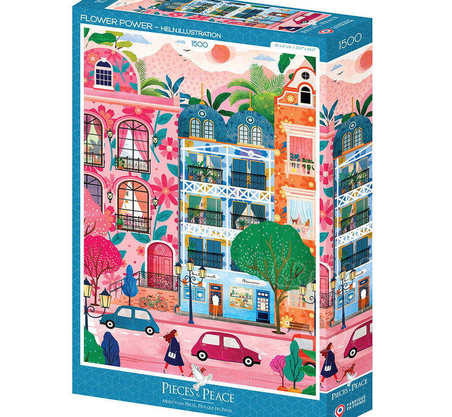 Pieces & Peace Flower Power Puzzle 1500pcs