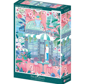 Pieces & Peace Pieces & Peace Ice Cream Shop Puzzle 1000pcs