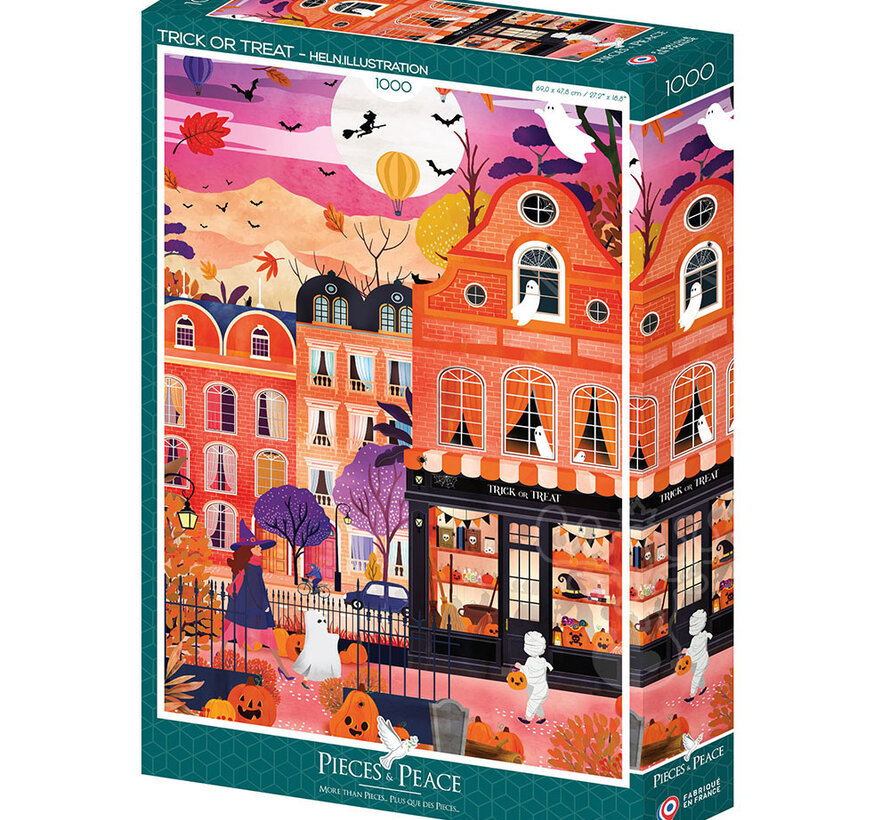Pieces & Peace Trick or Treat Puzzle 1000pcs