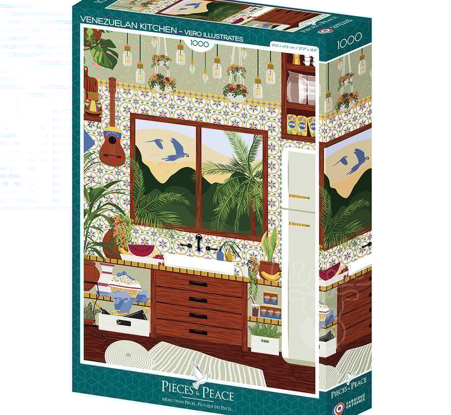 Pieces & Peace Venezuelan Kitchen Puzzle 1000pcs