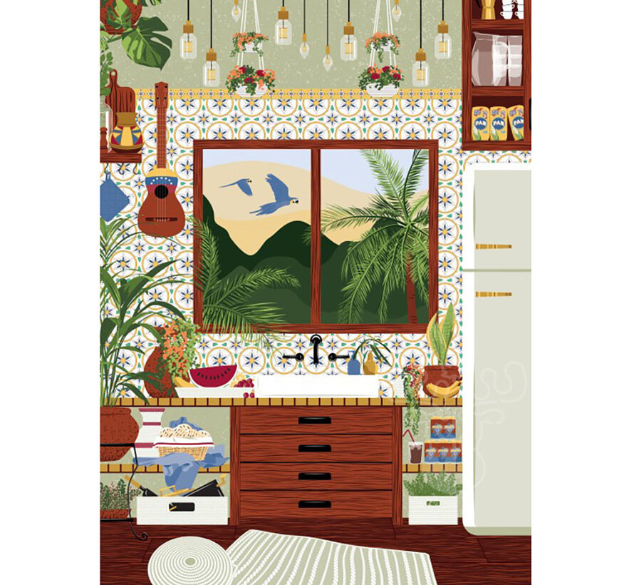 Pieces & Peace Venezuelan Kitchen Puzzle 1000pcs