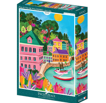 Pieces & Peace Pieces & Peace Polperro Palette Puzzle 1000pcs