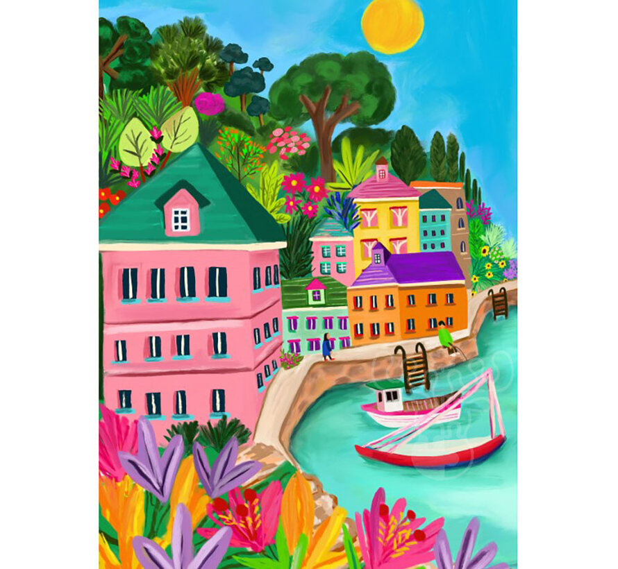 Pieces & Peace Polperro Palette Puzzle 1000pcs