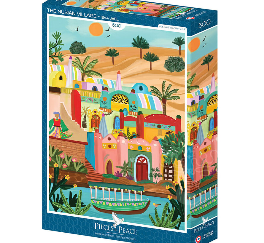 Pieces & Peace The Nubian Village Puzzle 500pcs