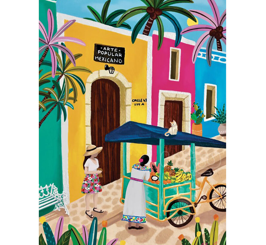 Pieces & Peace Colors of Mexico Puzzle 500pcs
