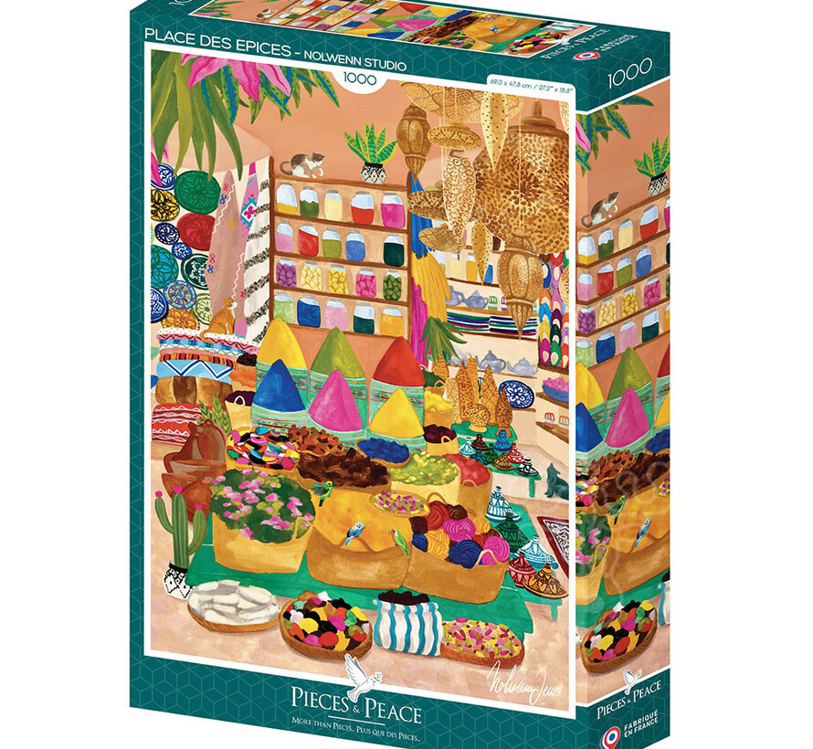 Pieces & Peace Spice Square Puzzle 1000pcs