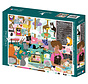 Pieces & Peace My Happy Place is in the Cat Café Puzzle 1000pcs