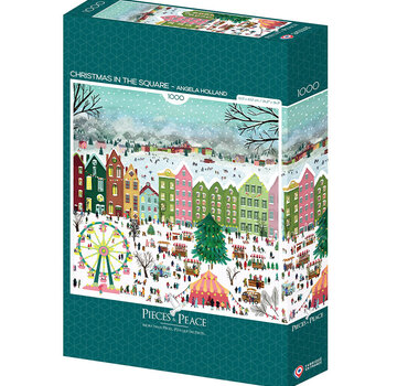 Pieces & Peace Pieces & Peace Christmas in the Square Puzzle 1000pcs