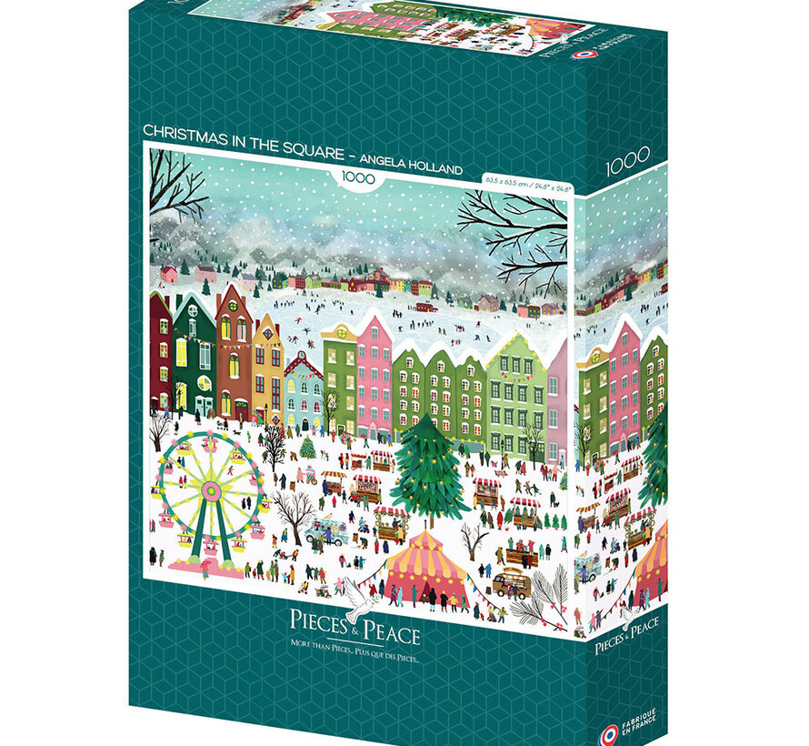 Pieces & Peace Christmas in the Square Puzzle 1000pcs