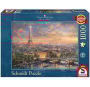 Schmidt Schmidt Thomas Kinkade - Paris, City of Love Puzzle 1000pcs - Import